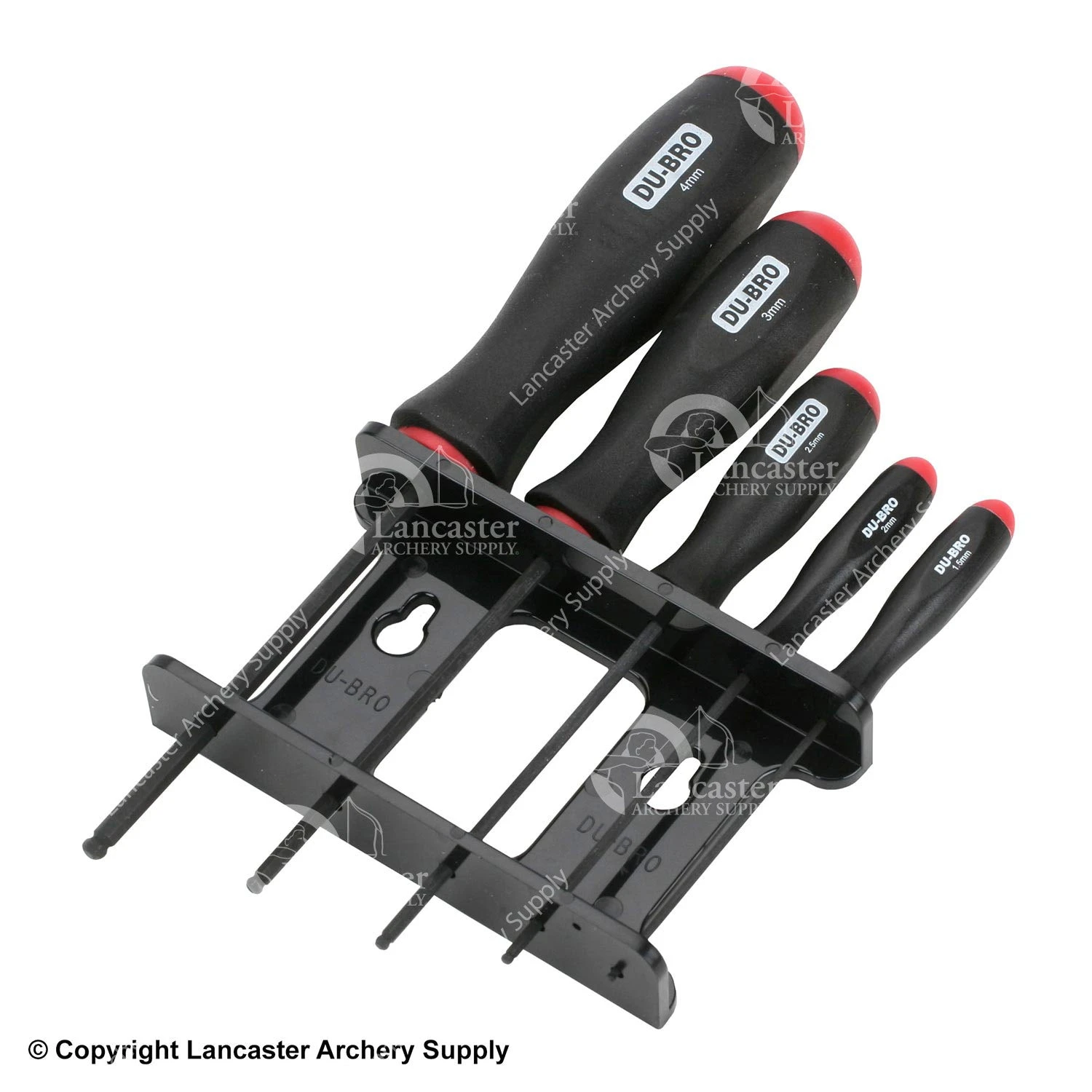 Pine Ridge 5 Piece Ball Allen Wrenches With Holder (Metric)